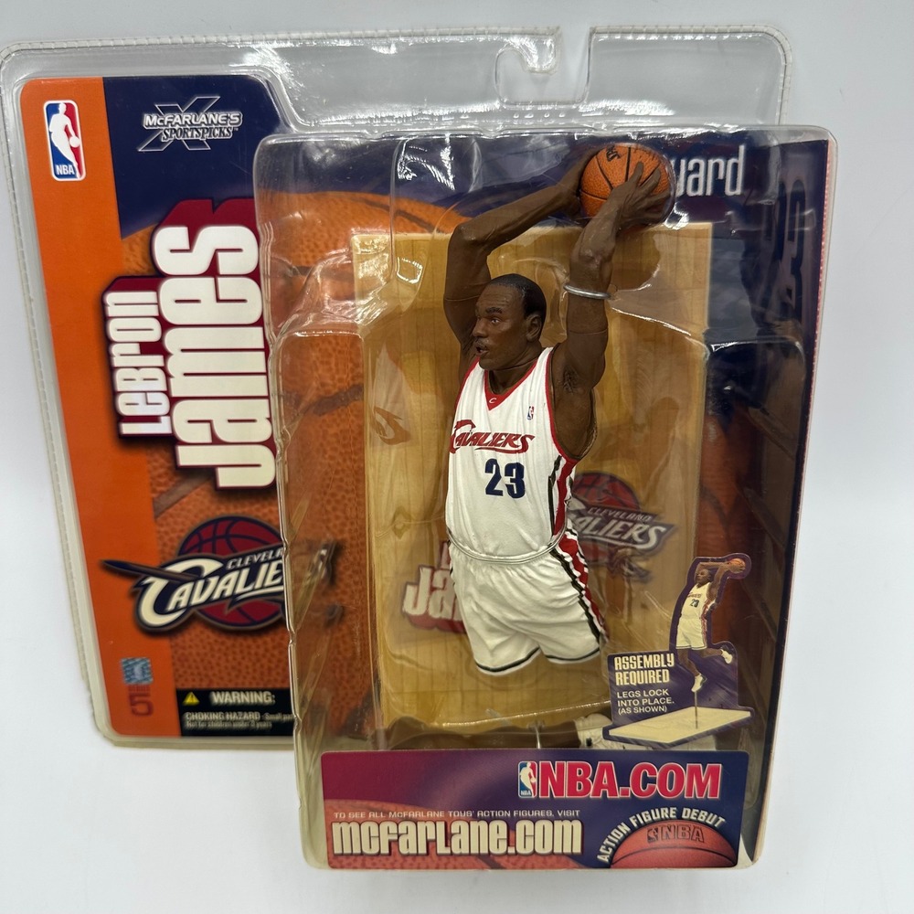McFarlane NBA Series 5 LeBron James Cleveland Cavaliers Rookie Debut Figure